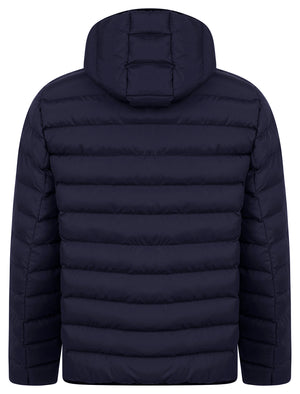 Tamary Quilted Puffer Jacket with Hood in Sky Captain Navy - Tokyo Laundry