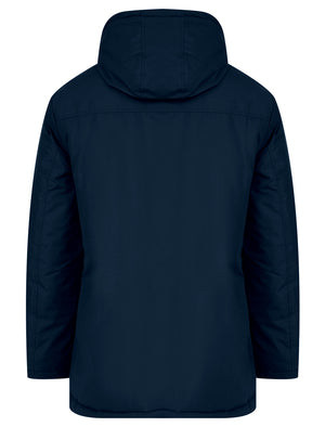 Damani Padded Parka Jacket with Hood in Navy - Tokyo Laundry