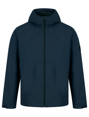 Lachlan Lightweight Windbreaker Jacket with Hood in Sky Captain Navy - Tokyo Laundry