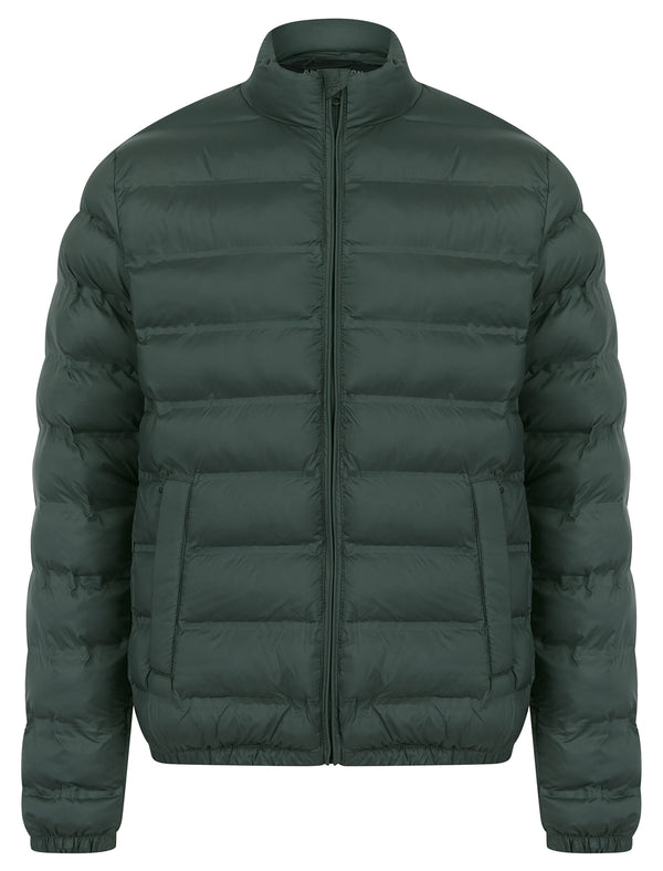 Kalidas Funnel Neck Heat Seal Quilted Puffer Jacket with Zip Pockets in Pino - Kensington Eastside