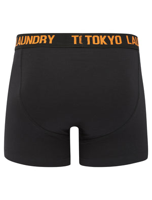 Harland (2 Pack) Boxer Shorts Set in Barados Cherry / Golden Poppy - Tokyo Laundry