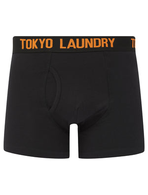 Harland (2 Pack) Boxer Shorts Set in Barados Cherry / Golden Poppy - Tokyo Laundry