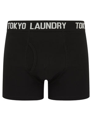 Walkers 2 (2 Pack) Boxer Shorts Set in Poppy Red / Cannoli Cream - Tokyo Laundry