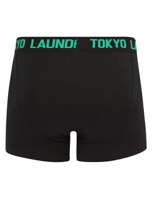 Weymouth (2 Pack) Boxer Shorts Set in Moonlite Mauve / Atlantis - Tokyo Laundry