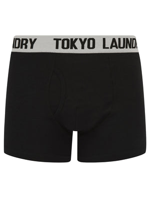 Winders (2 Pack) Boxer Shorts Set in Blazing Yellow / Light Grey Marl - Tokyo Laundry