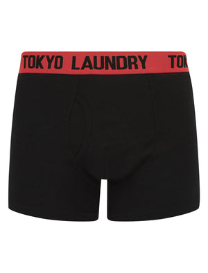 Winders (2 Pack) Boxer Shorts Set in Titanite / Mars Red - Tokyo Laundry