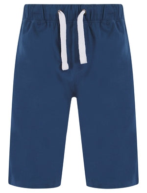 Hari 2-Piece Jersey Cotton T-Shirt and Shorts Lounge Set in Dark Denim - Tokyo Laundry