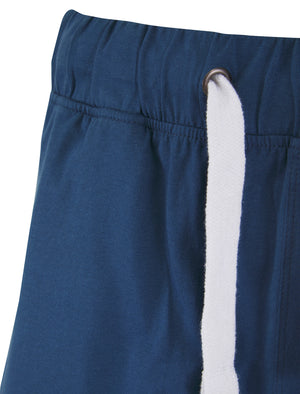Hari 2-Piece Jersey Cotton T-Shirt and Shorts Lounge Set in Dark Denim - Tokyo Laundry