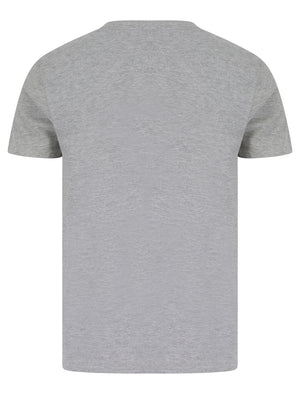 Jaiden 2-Piece Jersey Cotton T-Shirt and Shorts Lounge Set in Light Grey Marl - Tokyo Laundry