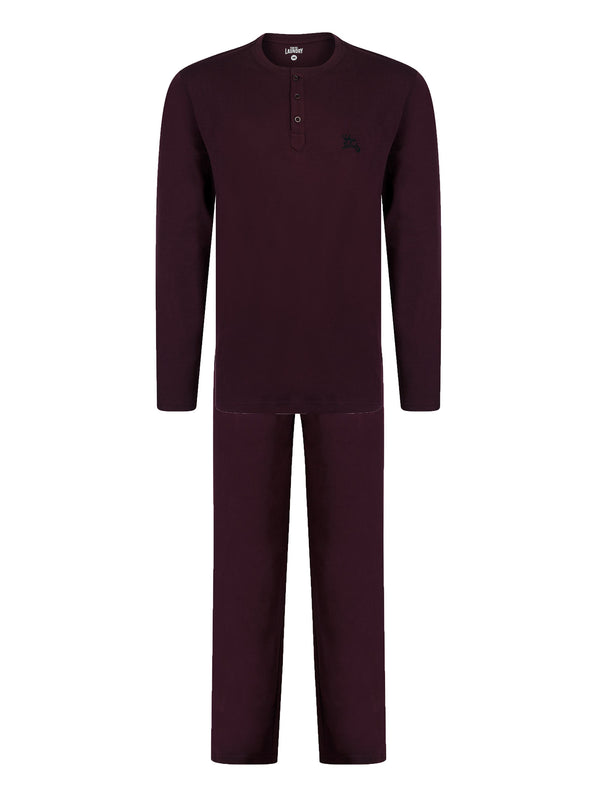 Olmste 2pc Long Sleeve Cotton Loungewear Pyjama Set in Port Royale - Tokyo Laundry