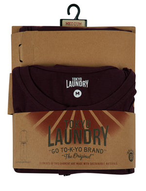 Olmste 2pc Long Sleeve Cotton Loungewear Pyjama Set in Port Royale - Tokyo Laundry
