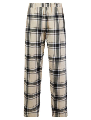 Dunow 2pc Long Sleeve Cotton Loungewear Pyjama Set in Mid Grey Marl - Tokyo Laundry