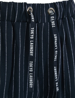 Laniis 2pc Long Sleeve Cotton Loungewear Pyjama Set in Sky Captain Navy - Tokyo Laundry