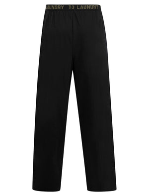 Payden 2pc Long Sleeve Cotton Loungewear Pyjama Set in Jet Black - Tokyo Laundry
