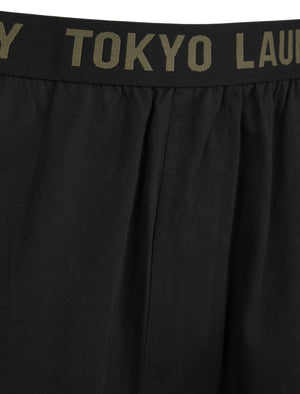 Payden 2pc Long Sleeve Cotton Loungewear Pyjama Set in Jet Black - Tokyo Laundry