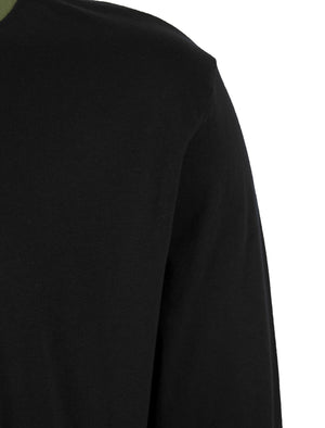 Payden 2pc Long Sleeve Cotton Loungewear Pyjama Set in Jet Black - Tokyo Laundry