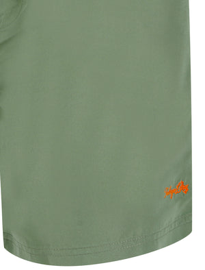 Stratum Classic (2 Pack) Swim Shorts in Sky Captain Navy / Sea Spray Green - Tokyo Laundry