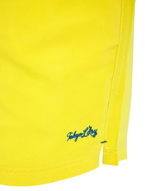 Namaste 3 Classic Swim Shorts in Meadowlark Yellow - Tokyo Laundry