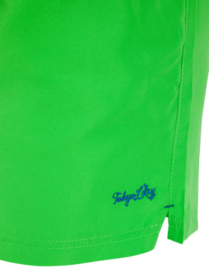 Stratum Classic (2 Pack) Swim Shorts in Poison Green / Puffin's Bill Orange - Tokyo Laundry