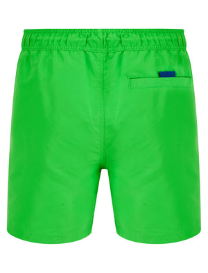 Stratum Classic (2 Pack) Swim Shorts in Poison Green / Puffin's Bill Orange - Tokyo Laundry