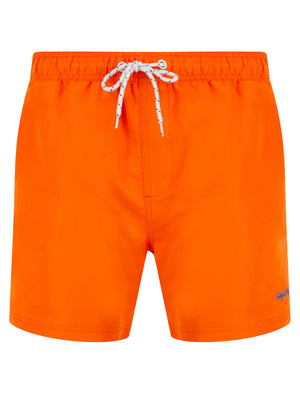 Stratum Classic (2 Pack) Swim Shorts in Poison Green / Puffin's Bill Orange - Tokyo Laundry