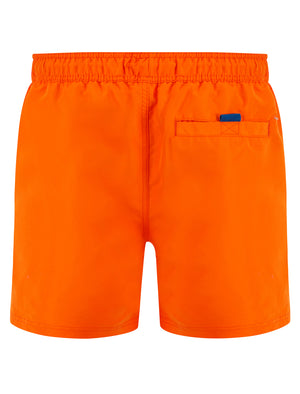 Stratum Classic (2 Pack) Swim Shorts in Poison Green / Puffin's Bill Orange - Tokyo Laundry