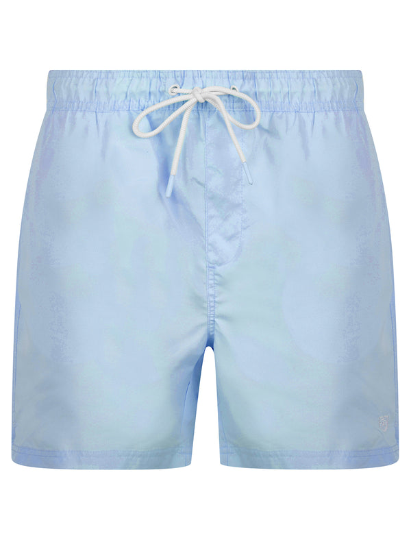 Evander 2 Microfibre Twill Swim Shorts with Mesh Lining in Blue Bell - Kensington Eastside