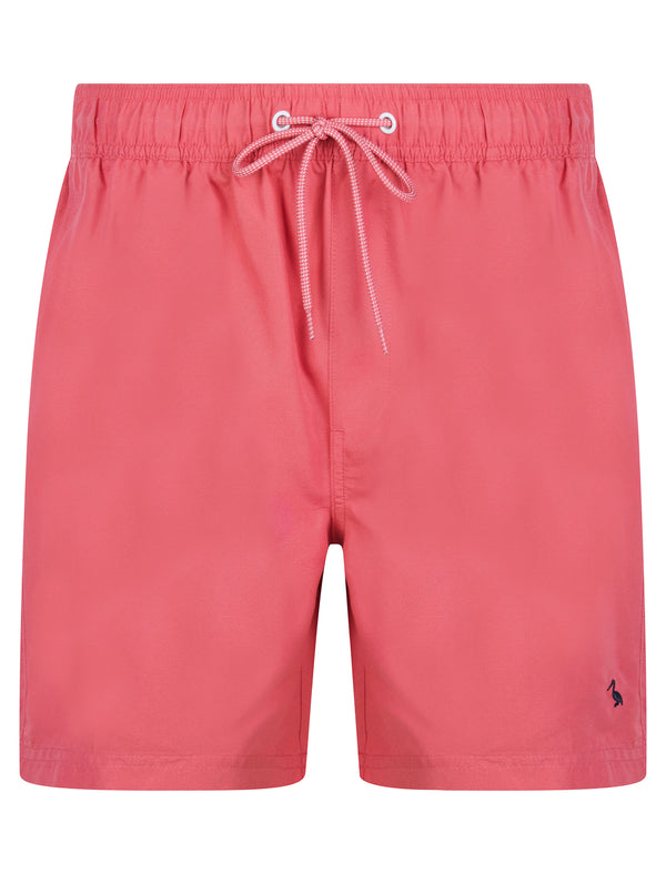 Abyss 4 Microfibre Twill Swim Shorts with Mesh Lining in Rapture Rose - South Shore