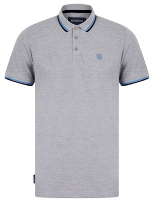 Moore (2 Pack) Cotton Pique Polo Shirt in Light Grey Marl / Sunlight - Kensington Eastside