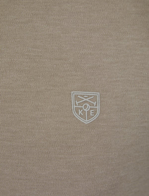 Trebeck 2 Cotton Rich Woven Polo Shirt in Moon Rock - Kensington Eastside