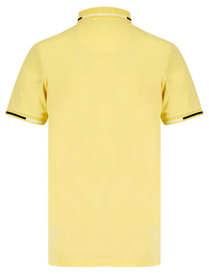 Tyers 2 Cotton Jersey Polo Shirt with Chest Pocket in Sunlight - Kensington Eastside