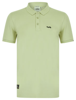 Reeves (2 Pack) Signature Cotton Pique Polo Shirt in Lilac  / Sage Green - Tokyo Laundry