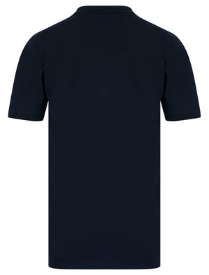 Mortimer 2 Signature Cotton Pique Polo Shirt in Sky Captain Navy - Tokyo Laundry