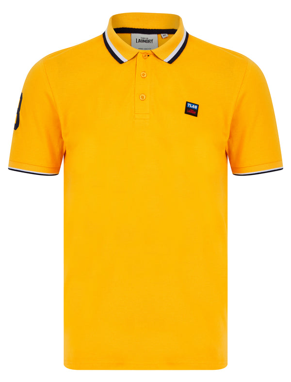 Subverse Cotton Pique Polo Shirt in Artisans Gold - Tokyo Laundry