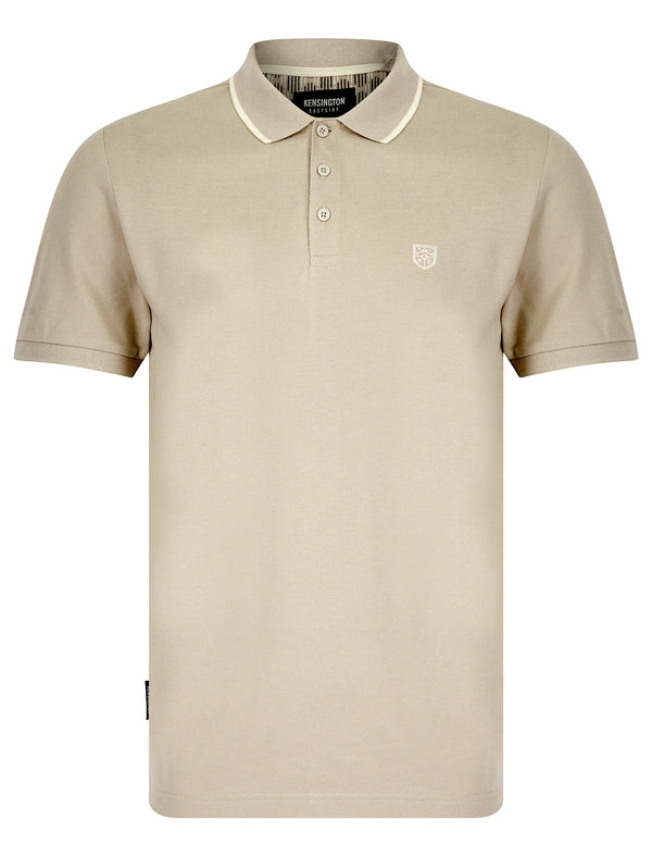 Buckfast Cotton Pique Polo Shirt in Dove - Kensington Eastside
