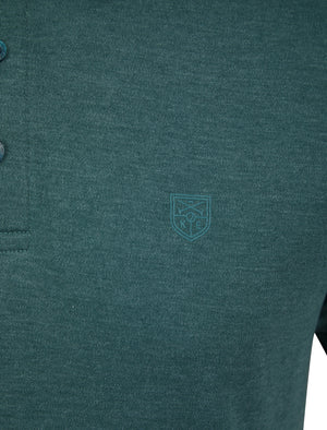Dock Cotton Rich Jersey Polo Shirt in Kingfisher Marl - Kensington Eastside