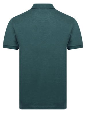 Dock Cotton Rich Jersey Polo Shirt in Kingfisher Marl - Kensington Eastside