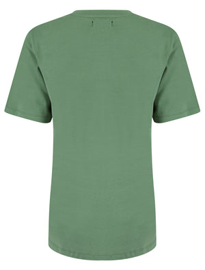 Limey Graphic Motif Cotton Jersey Crew Neck T-Shirt in Green Bay - Weekend Vibes