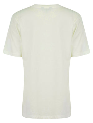 Dreamer Graphic Motif Cotton Jersey Crew Neck T-Shirt in Cream - Weekend Vibes