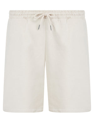 Xoey High Waisted Brushback Fleece Lounge Jogger Shorts in Ivory - Amara Reya