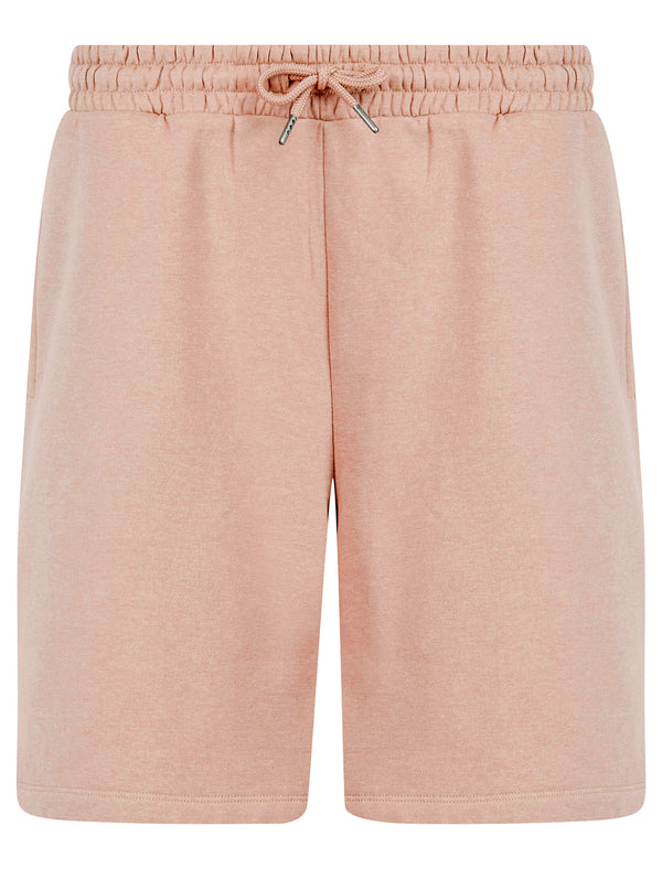 Xoey High Waisted Brushback Fleece Lounge Jogger Shorts in Pink - Amara Reya