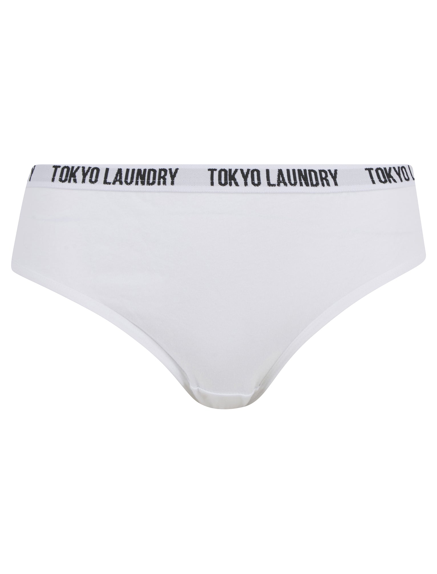 Pippa (3 Pack) Assorted Cotton Tanga Briefs In Jet Black / Optic White –  Tokyo Laundry