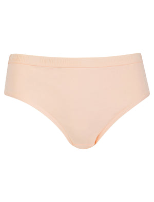 Emmie (5 Pack) Cotton Assorted Briefs in Rosebloom / Pearl Blush / Light Grey Marl / Cabbage / Alaskan Blue - Tokyo Laundry