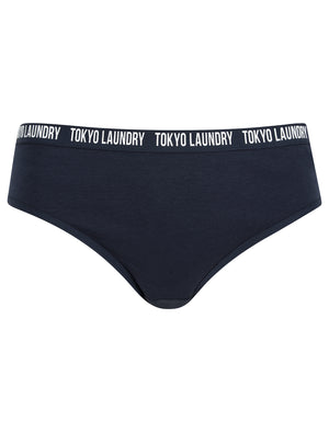 Zara (5 Pack) Cotton Assorted Briefs in Navy Blazer / Fiery Red / Forget-Me-Not Blue / Jet Stream White - Tokyo Laundry