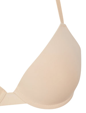 Zuri Full Cup Soft Padded (2 Pack) Bra in Moonlight Stone / Jet Black - Tokyo Laundry