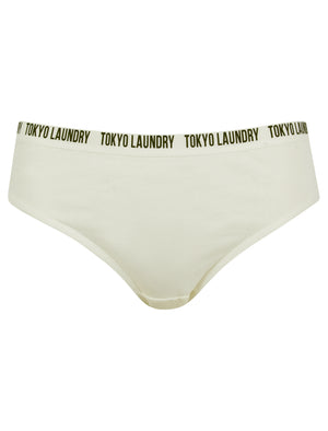 Zara 14 (5 Pack) Assorted Stretch Cotton Briefs in Magenta Purple / Lilac Sachet / Gibraltar Sea / Light Grey Marl / Snow White - Tokyo Laundry