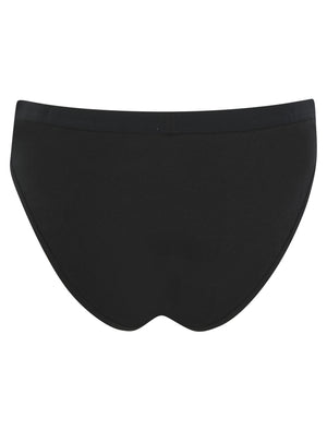 Oti (3 Pack) Assorted Stretch Cotton Briefs in Jet Black - Tokyo Laundry