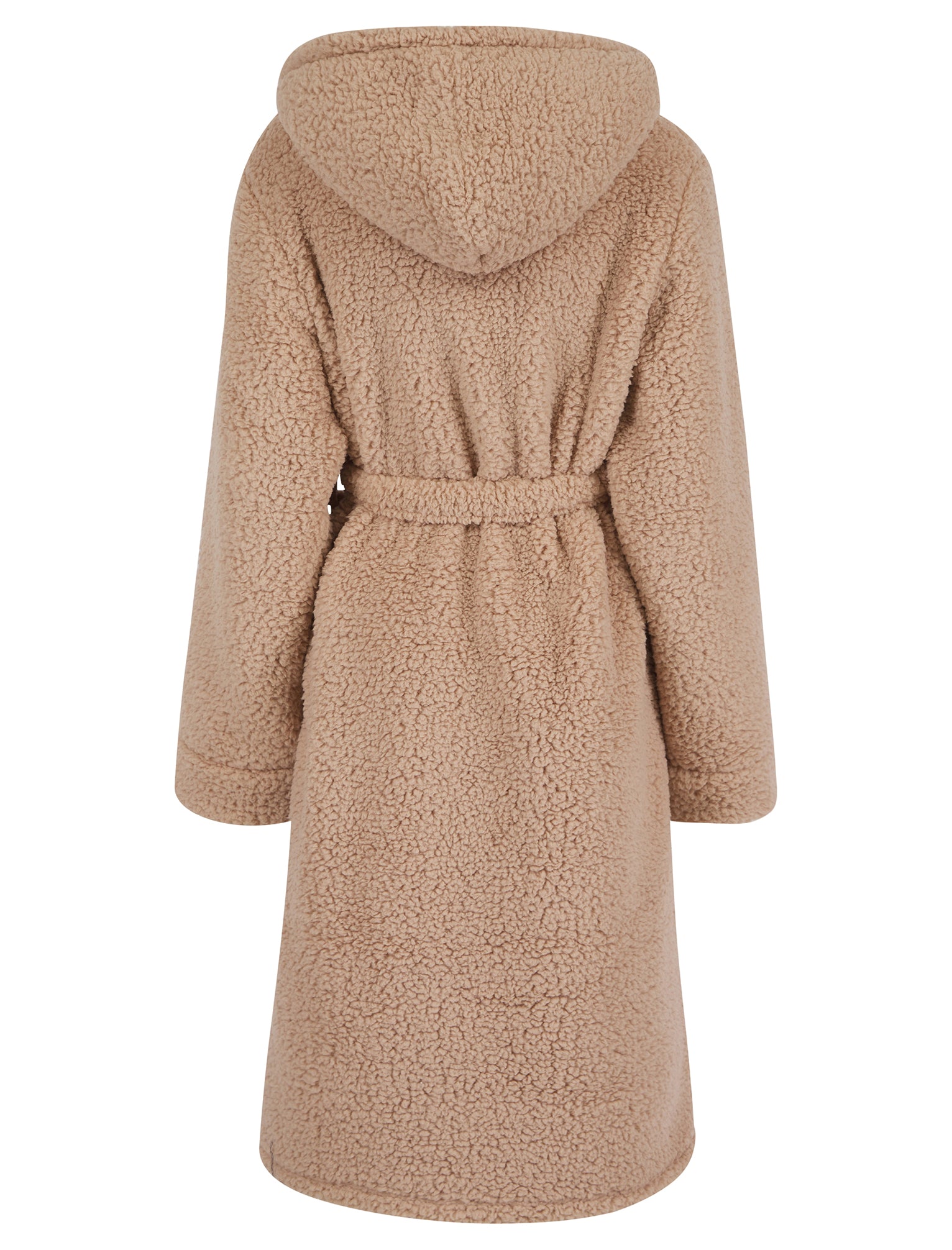 Women's Teddy Chunky Soft Fleece Tie Robe Dressing Gown with Hood in T Tokyo Laundry Women's Teddy Chunky Soft Fleece Tie Robe Dressing Gown with Hood in T Tokyo Laundry