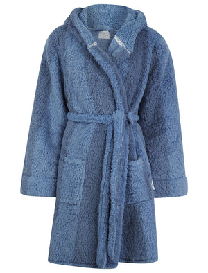 chinese dress ladies Women's Isla Striped Soft Fleece Tie Robe Dressing Gown with Hood in M –  Tokyo Laundry