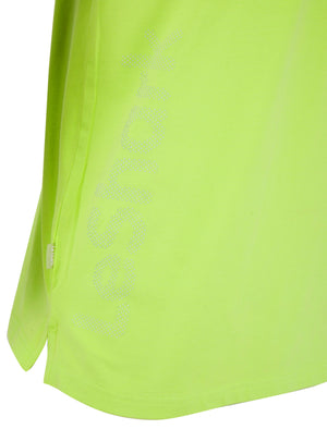 Hickory Stretch Cotton Pique Polo Shirt in Opaline Green - Le Shark
